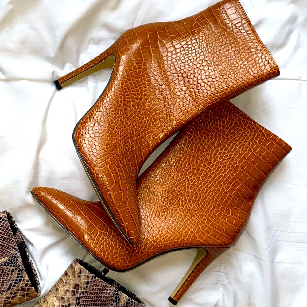 Croc heels